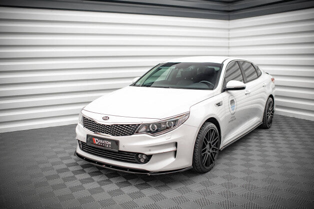 Frontlippe V.2 passend für Kia Optima Mk4 schwarz Hochglanz