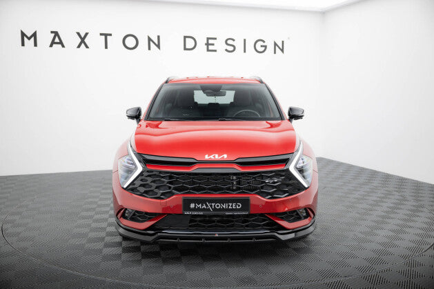 Frontlippe V.2 passend für Kia Sportage GT-Line Mk5 schwarz Hochglanz