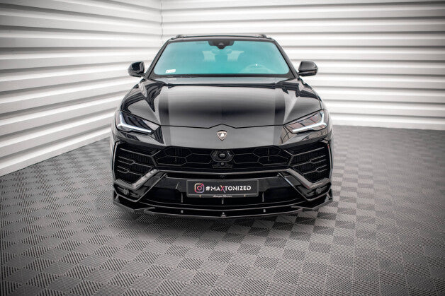 Frontlippe V.2 passend für Lamborghini Urus Mk1 schwarz Hochglanz