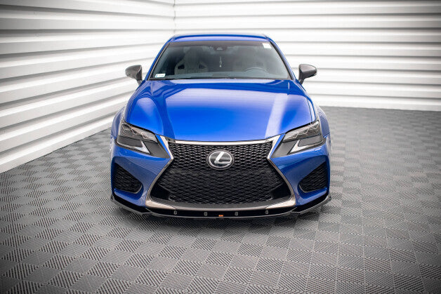 Frontlippe V.2 passend für Lexus GS F Mk4 FL schwarz Hochglanz