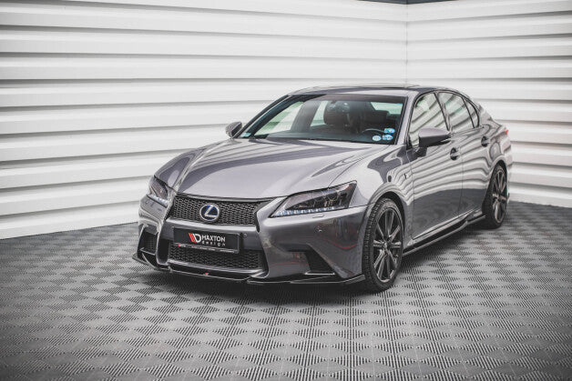 Frontlippe V.2 passend für Lexus GS F Sport Mk4 (L10) schwarz Hochglanz