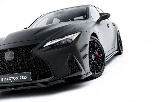 Frontlippe V.2 passend für Lexus IS 500 Mk3 Facelift 2 (XE30) schwarz Hochglanz