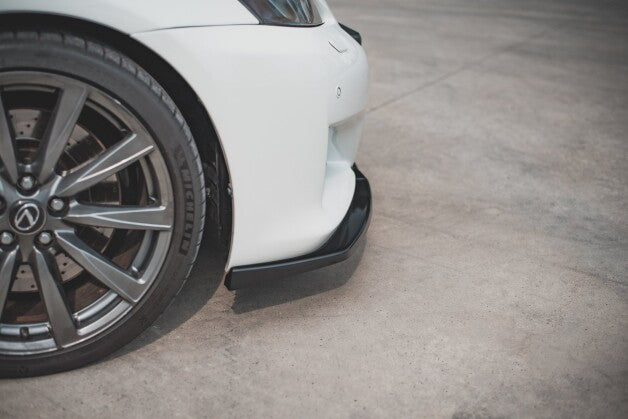 Frontlippe V.2 passend für Lexus IS F Mk2 schwarz Hochglanz