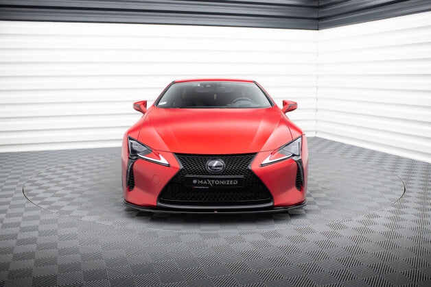 Frontlippe V.2 passend für Lexus LC 500 schwarz Hochglanz