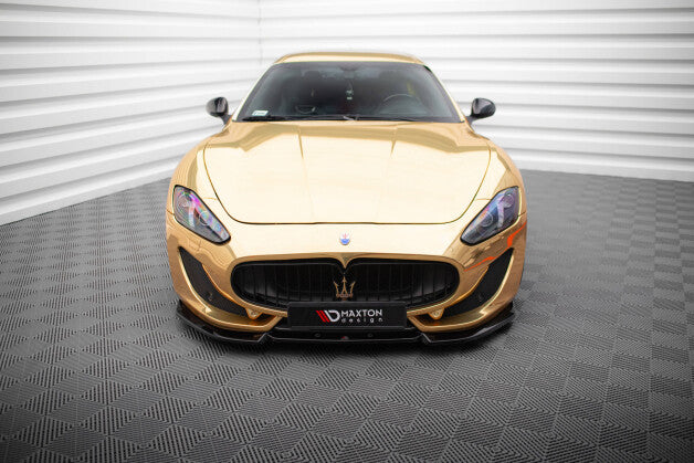 Frontlippe V.2 passend für Maserati Granturismo Mk1 FL schwarz Hochglanz