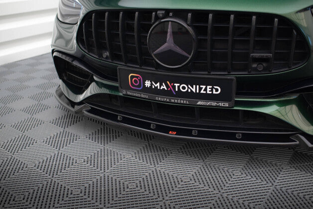 Frontlippe V.2 passend für Mercedes-AMG E63 W213 FL schwarz Hochglanz