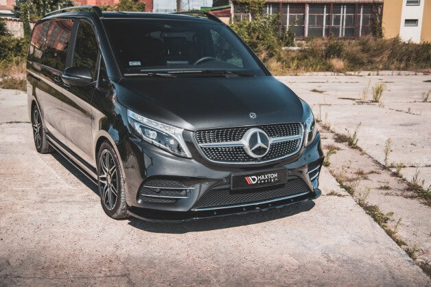 Frontlippe V.2 passend für Mercedes V-Klasse AMG-Line W447 schwarz Hochglanz