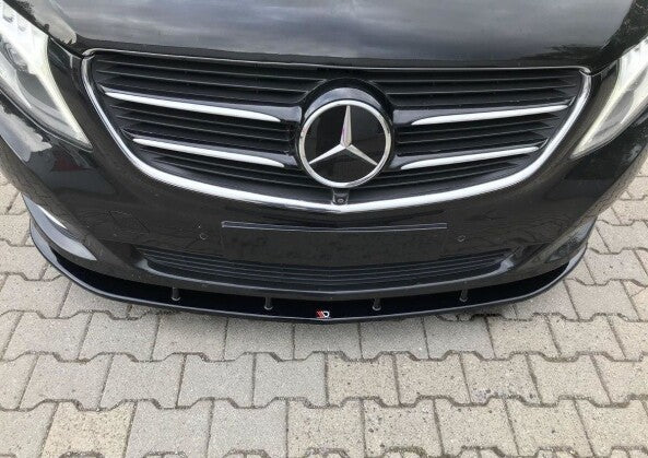 Frontlippe V.2 passend für Mercedes V-Klasse W447 schwarz Hochglanz