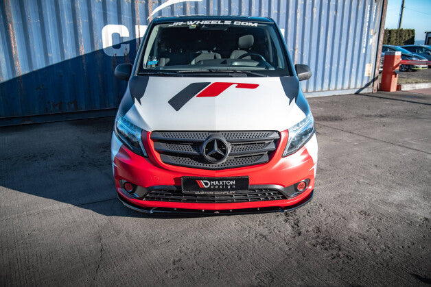 Frontlippe V.2 passend für Mercedes Vito W447 FL schwarz Hochglanz