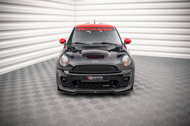 Frontlippe V.2 passend für Mini Cooper John Cooper Works R56 schwarz Hochglanz
