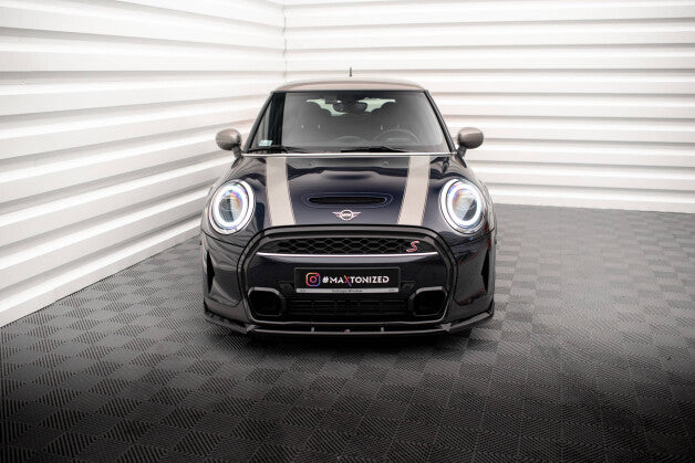 Frontlippe V.2 passend für Mini Cooper S F56 FL schwarz Hochglanz