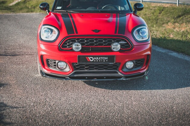 Frontlippe V.2 passend für Mini Countryman Mk2 F60 JCW schwarz Hochglanz