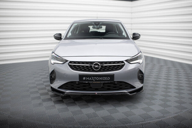Frontlippe V.2 passend für Opel Corsa F ( Mk6) schwarz Hochglanz