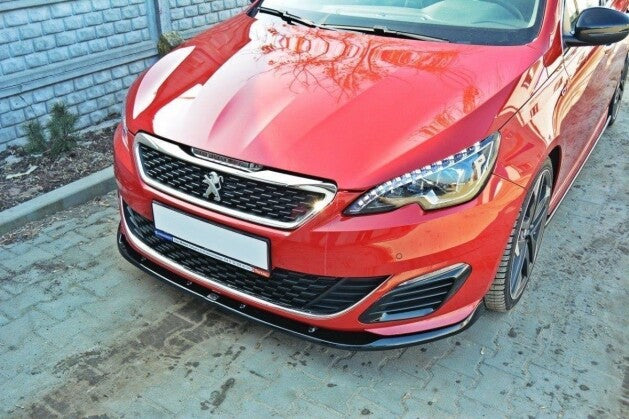 Frontlippe V.2 passend für Peugeot 308 II GTI schwarz Hochglanz