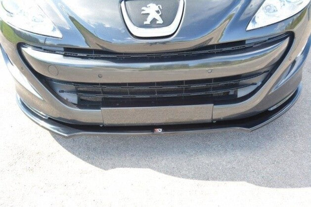 Frontlippe V.2 passend für Peugeot RCZ Mk1 schwarz Hochglanz