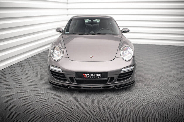 Frontlippe V.2 passend für Porsche 911 Carrera GTS 997 FL schwarz Hochglanz