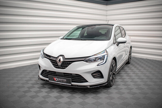 Frontlippe V.2 passend für Renault Clio Mk5 schwarz Hochglanz