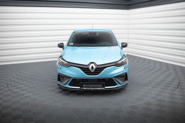 Frontlippe V.2 passend für Renault Clio R.S. Line Mk5 schwarz Hochglanz