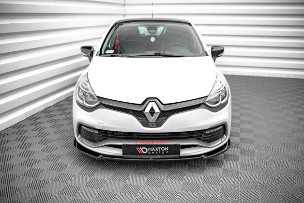 Frontlippe V.2 passend für Renault Clio RS Mk4 schwarz Hochglanz
