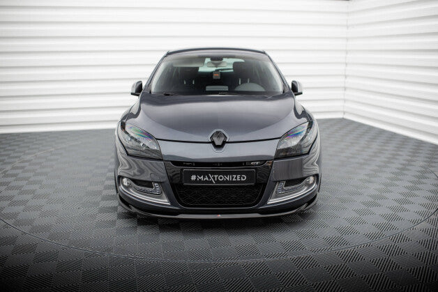 Frontlippe V.2 passend für Renault Megane GT Mk3 FL schwarz Hochglanz