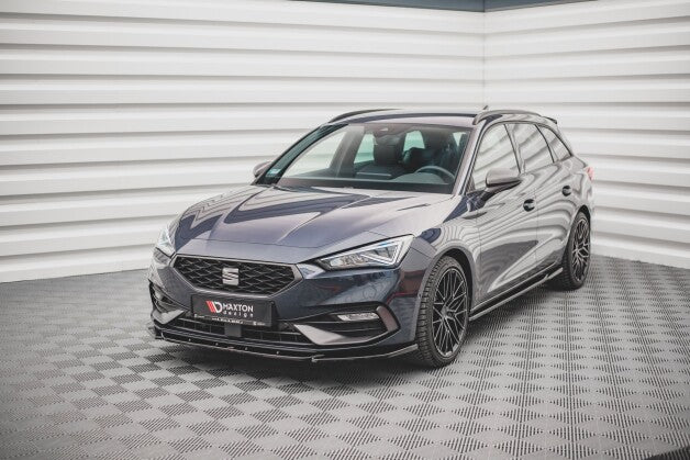 Frontlippe V.2 passend für Seat Leon FR Mk4 schwarz Hochglanz