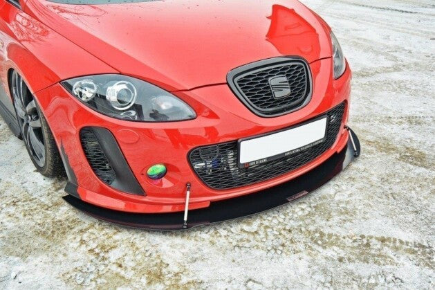 Frontlippe V.2 passend für Seat Leon MK2 MS DESIGN schwarz matt