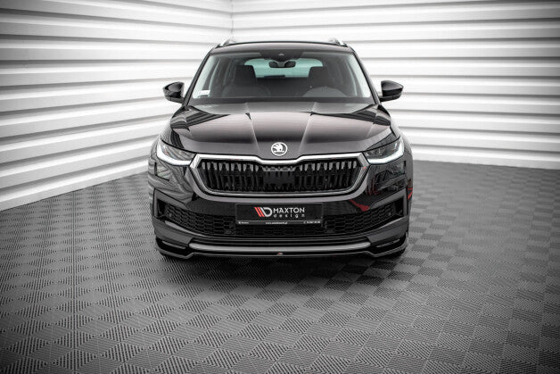 Frontlippe V.2 passend für Skoda Kodiaq Mk1 FL schwarz Hochglanz