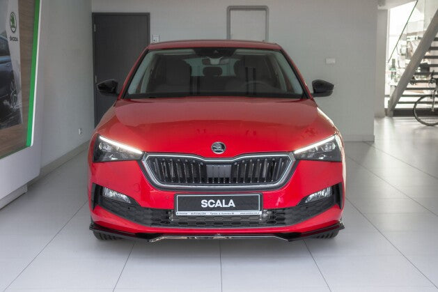 Frontlippe V.2 passend für Skoda Scala schwarz Hochglanz