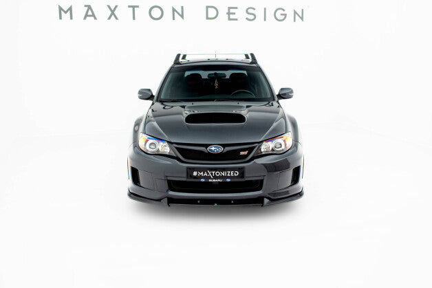Frontlippe V.2 passend für Subaru Impreza WRX STI Mk3 FL schwarz Hochglanz