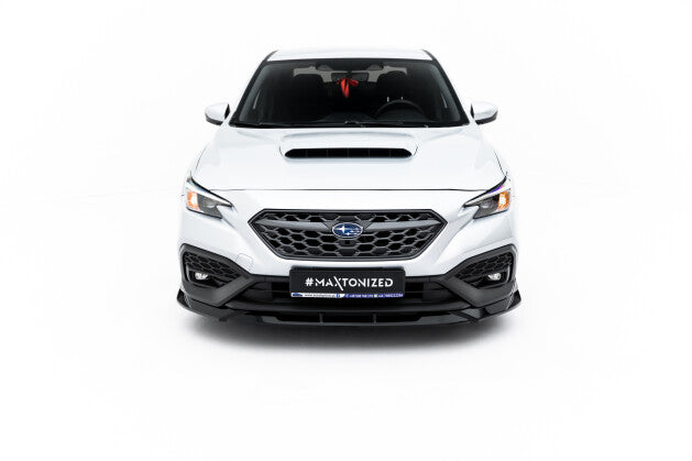 Frontlippe V.2 passend für Subaru WRX STI Mk2 schwarz Hochglanz
