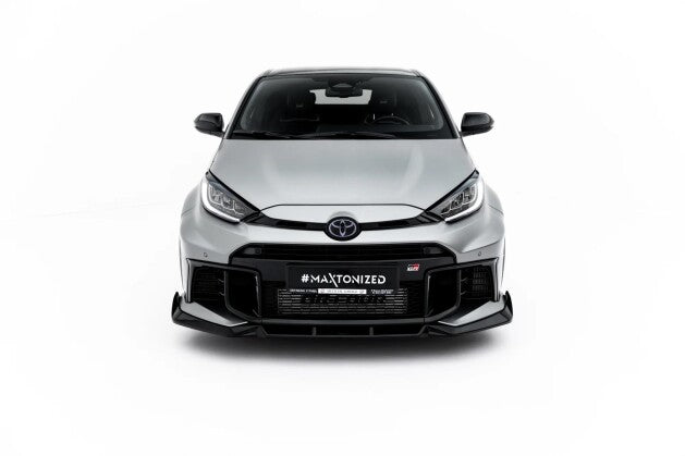Frontlippe V.2 passend für Toyota GR Yaris Mk4 Facelift schwarz Hochglanz