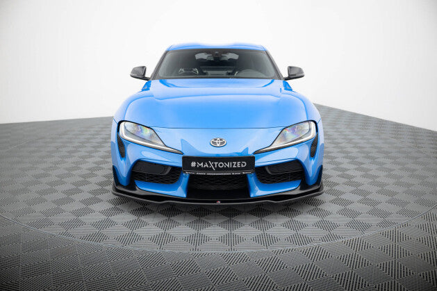 Frontlippe V.2 passend für Toyota Supra Mk5 schwarz Hochglanz