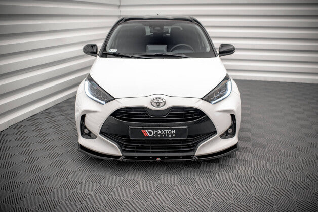 Frontlippe V.2 passend für Toyota Yaris Mk4 schwarz Hochglanz