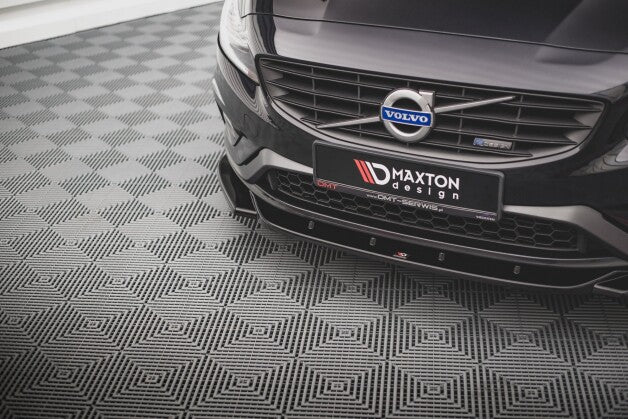 Frontlippe V.2 passend für Volvo S60 R-Design Mk2 FL schwarz Hochglanz