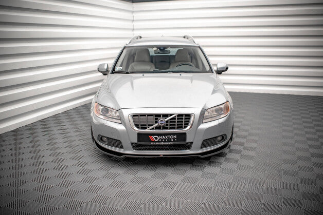 Frontlippe V.2 passend für Volvo V70 Mk3 schwarz Hochglanz