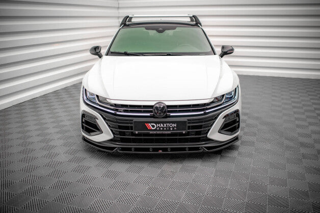 Frontlippe V.2 passend für VW Arteon R Limousine / Shooting Brake Mk1 FL schwarz Hochglanz
