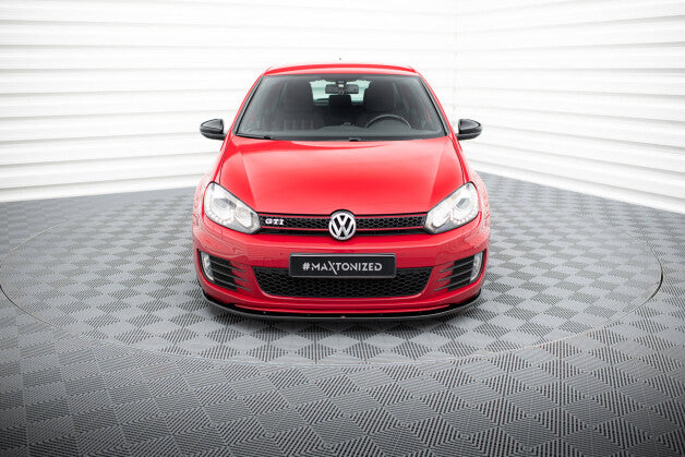 Frontlippe V.2 passend für VW Golf 6 GTI schwarz Hochglanz
