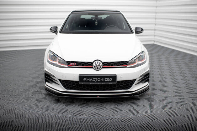 Frontlippe V.2 passend für VW Golf GTI Mk7 GTI FL schwarz Hochglanz
