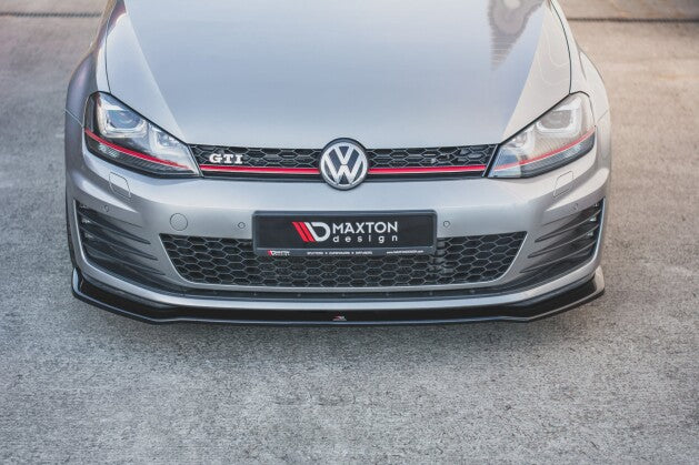Frontlippe V.2 passend für VW Golf GTI Mk7 schwarz Hochglanz
