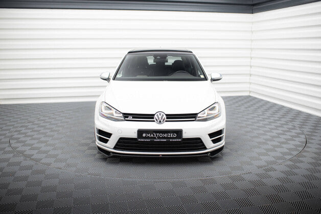 Frontlippe V.2 passend für VW Golf R / R-Line Mk7 schwarz Hochglanz