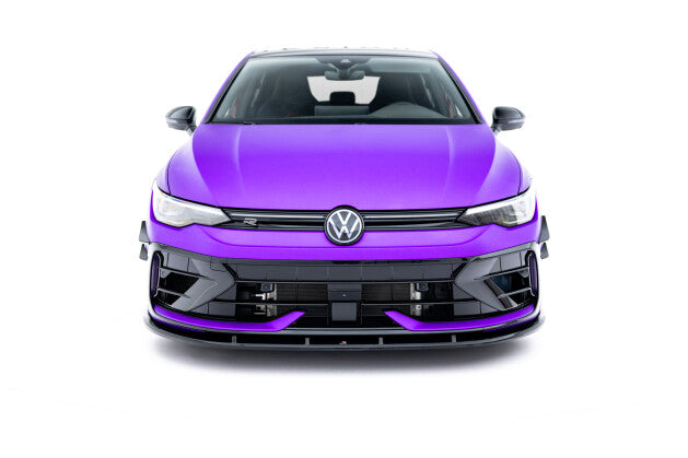 Frontlippe V.2 passend für VW Golf R Variant Mk8 FL schwarz Hochglanz