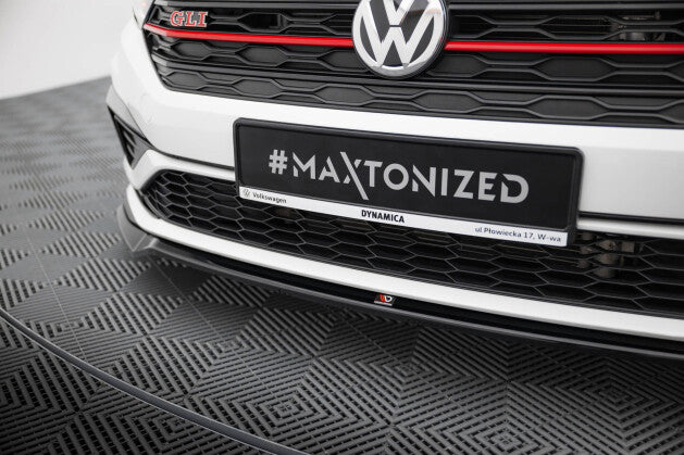 Frontlippe V.2 passend für VW Jetta GLI Mk7 schwarz Hochglanz