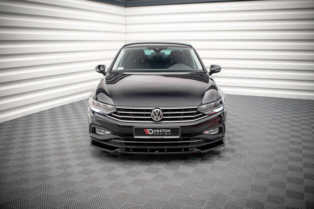 Frontlippe V.2 passend für VW Passat B8 FL schwarz Hochglanz
