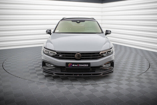 Frontlippe V.2 passend für VW Passat R-Line B8 FL schwarz Hochglanz