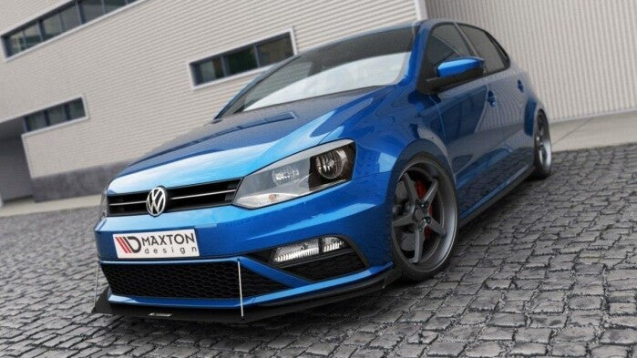 Frontlippe V.2 passend für VW Polo GTI Mk5 FL schwarz matt