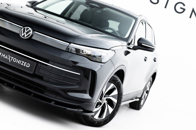 Frontlippe V.2 passend für VW Tiguan Mk3 schwarz Hochglanz
