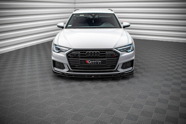 Frontlippe V.3 passend für Audi A6 S-Line / S6 C8 / C8 FL schwarz Hochglanz