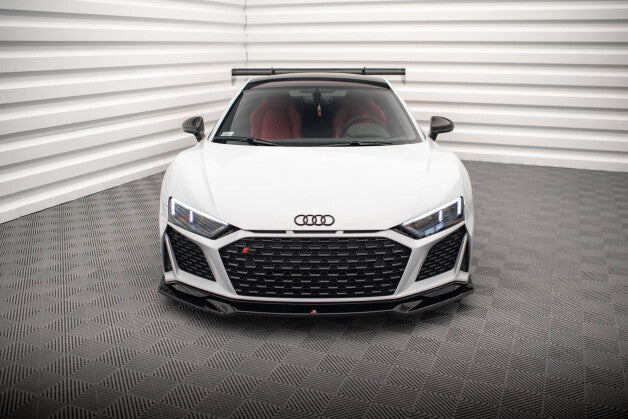 Frontlippe V.3 passend für Audi R8 Mk2 FL schwarz Hochglanz
