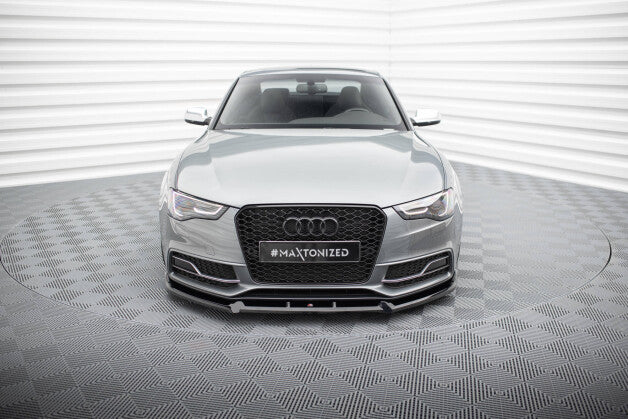 Frontlippe V.3 passend für Audi S5 / A5 S-Line 8T FL schwarz Hochglanz