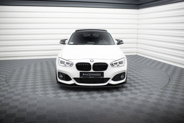 Frontlippe V.3 passend für BMW 1er F20 M-Paket FL / M140i roter Kern